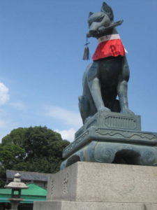 fox statue Japan