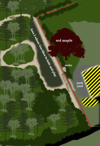 illustrated map
